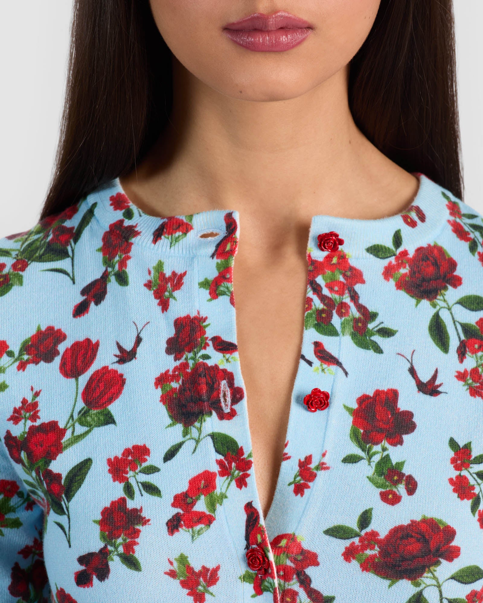 Carson Print Cardigan