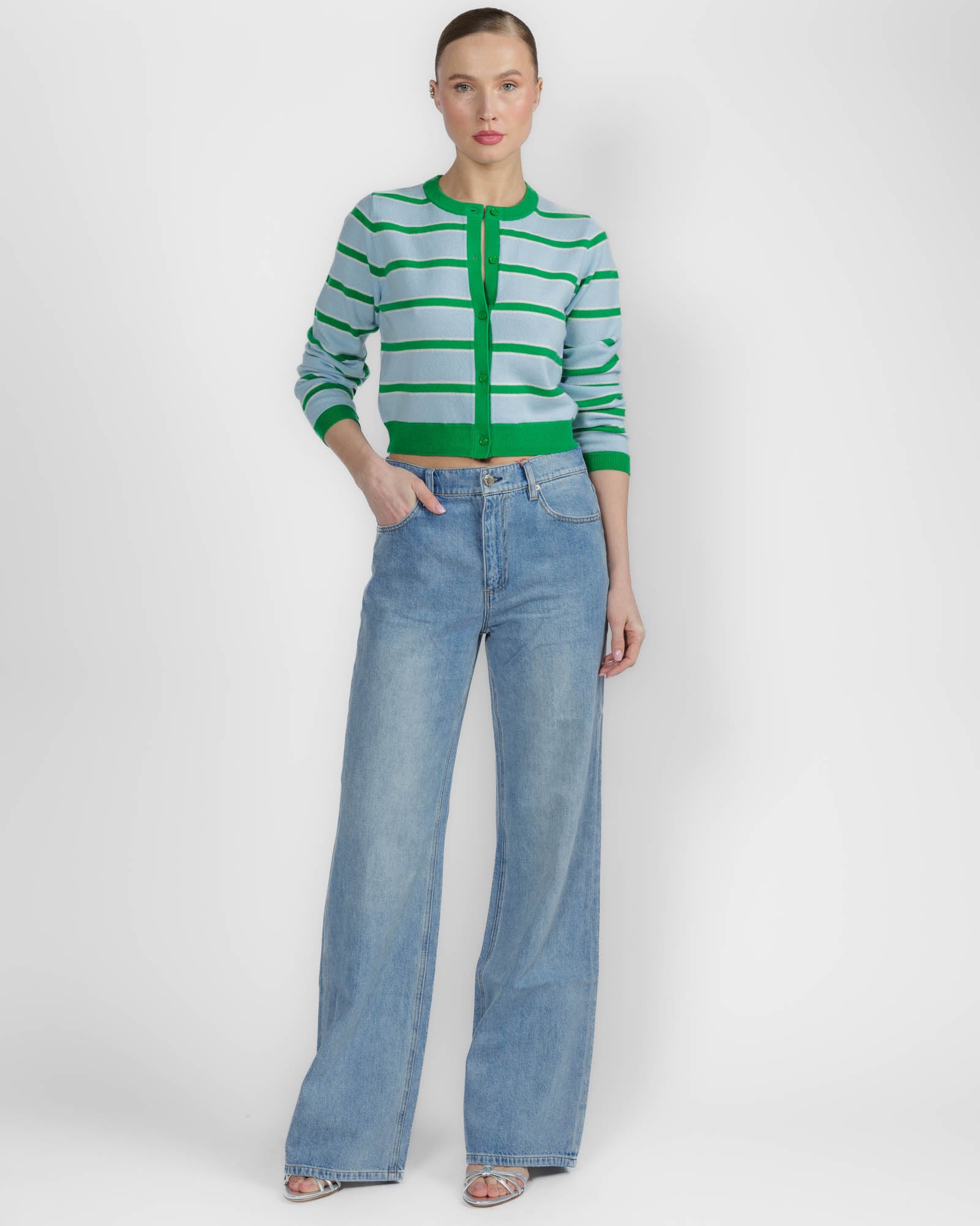 Dollie Stripe Cardigan