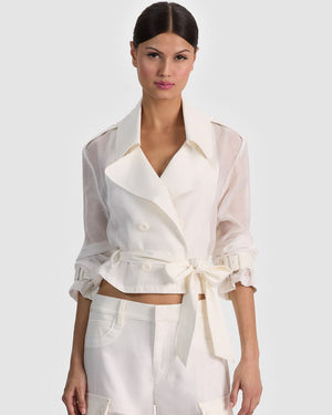 Keith Sheer Combo Cropped Trench