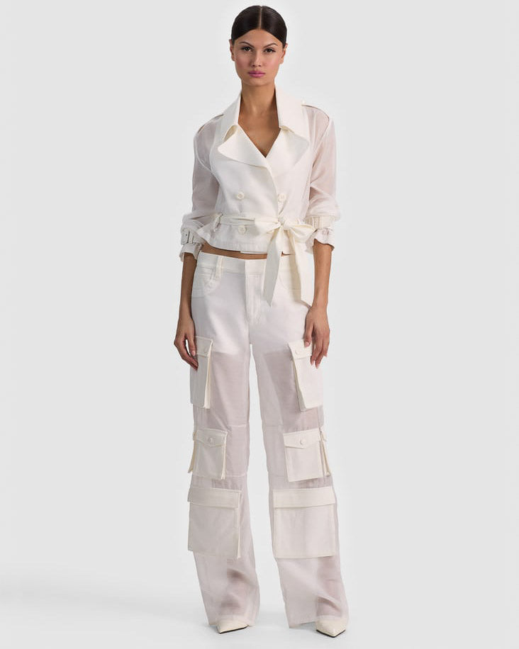 Keith Sheer Combo Cropped Trench