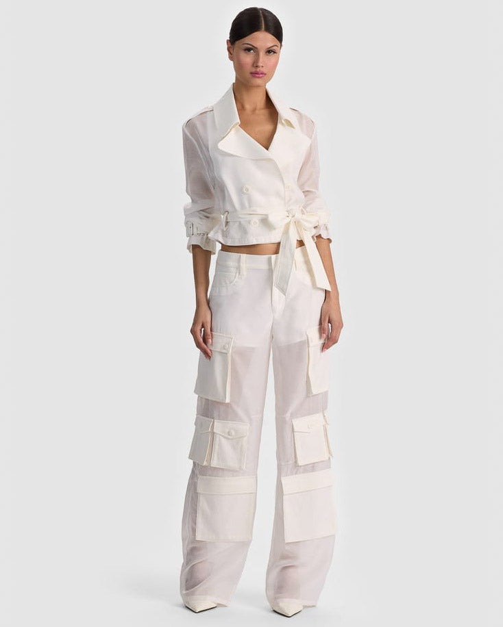Keith Sheer Combo Cropped Trench