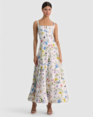Polly Tie Flare Dress
