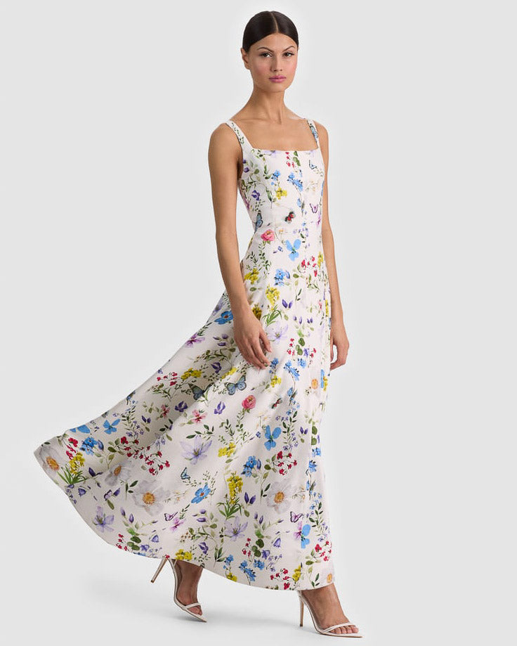 Polly Tie Flare Dress