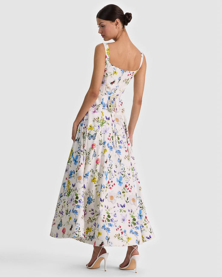 Polly Tie Flare Dress