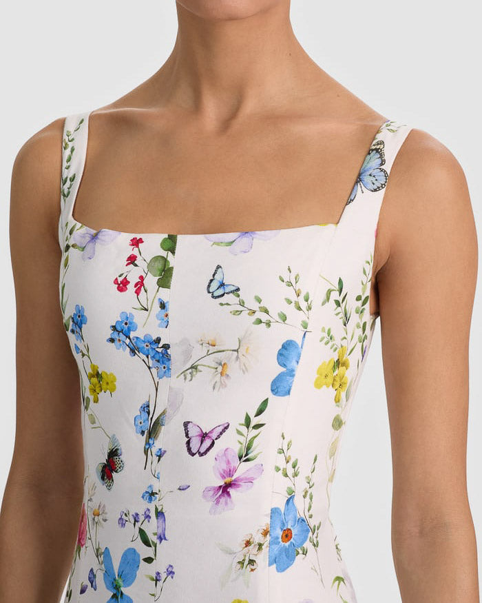 Polly Tie Flare Dress