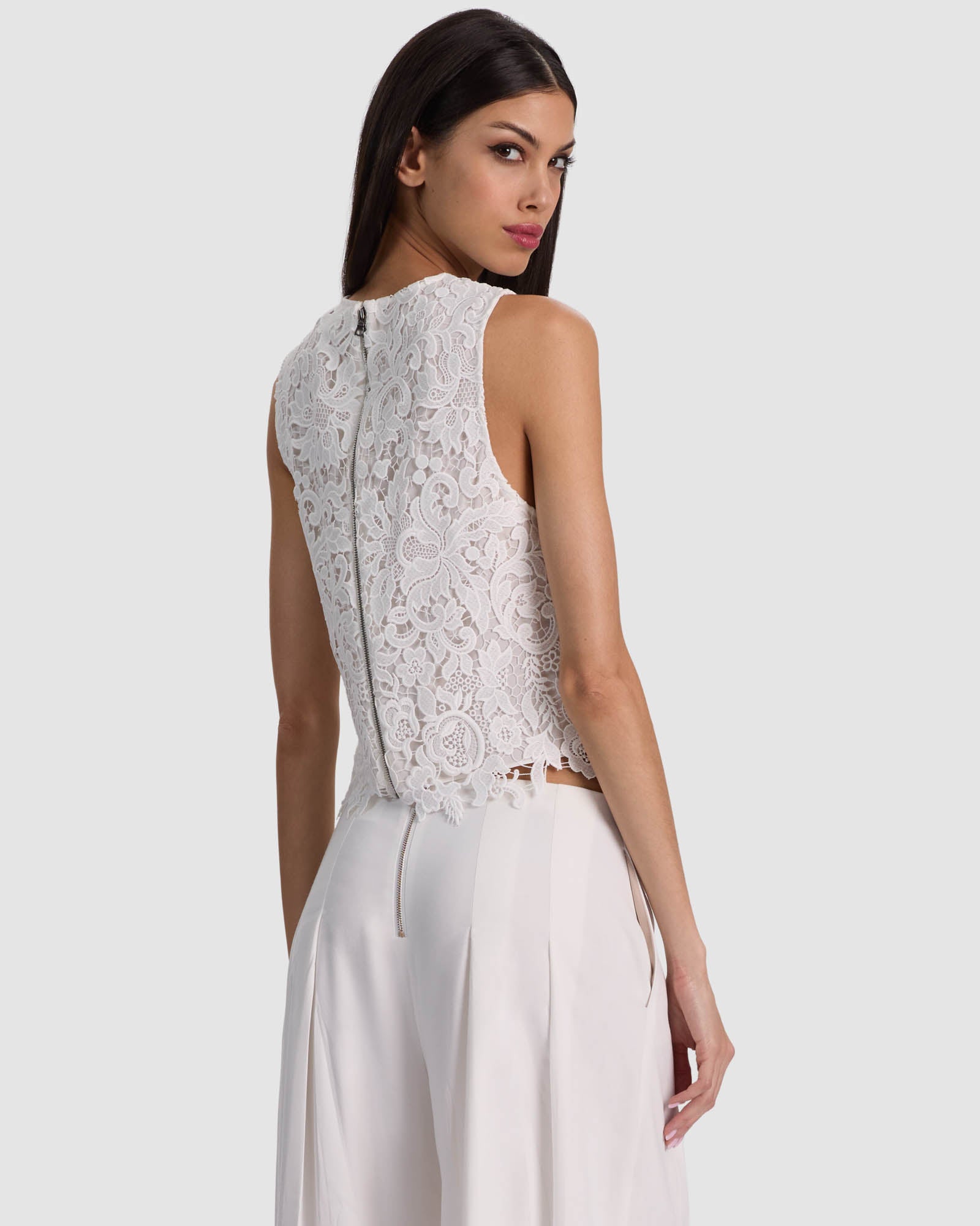 Amal Lace Tank
