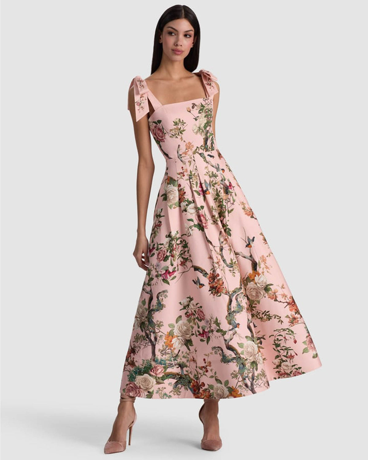 ALICE + OLIVIA Hana Tie Strap Dress