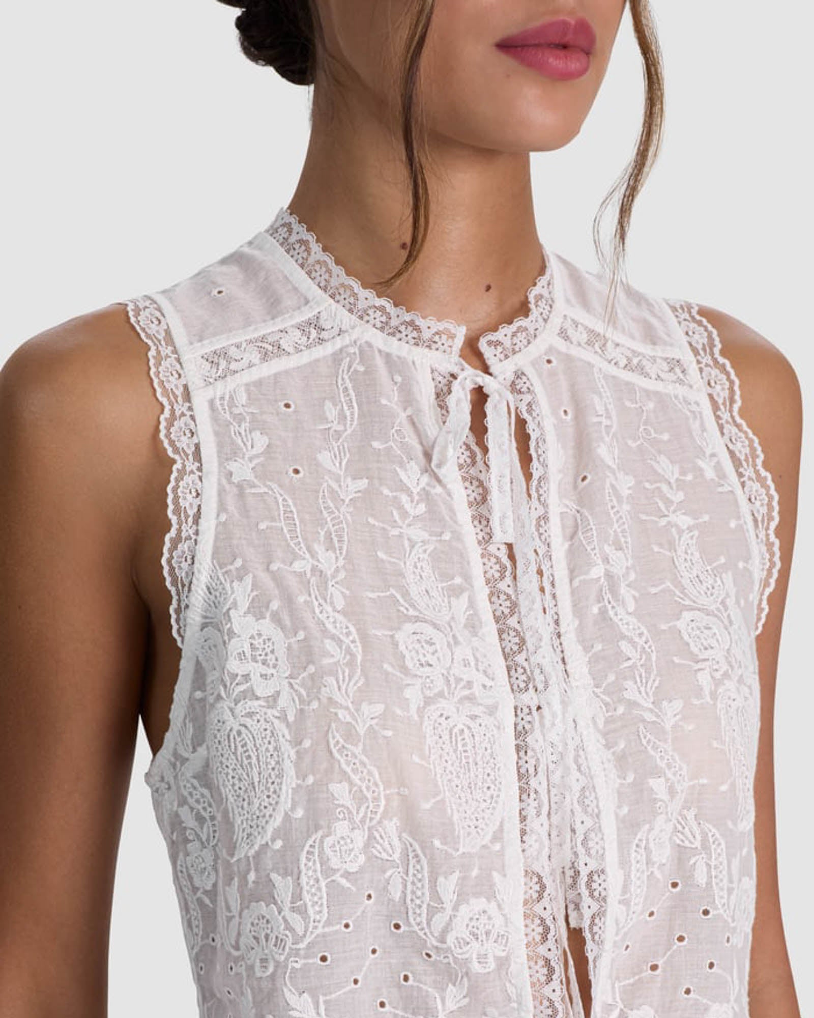 Amal Embroidered Tank