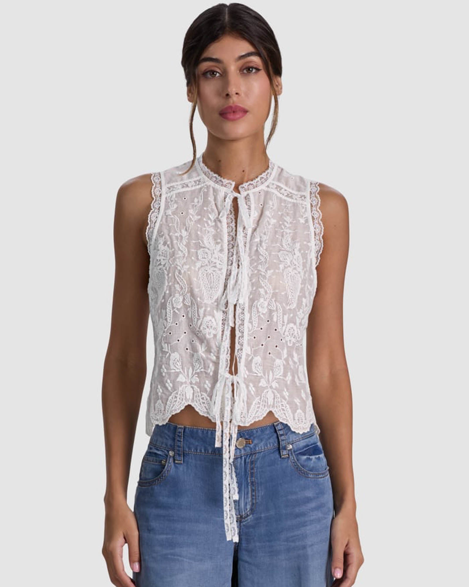 Amal Embroidered Tank