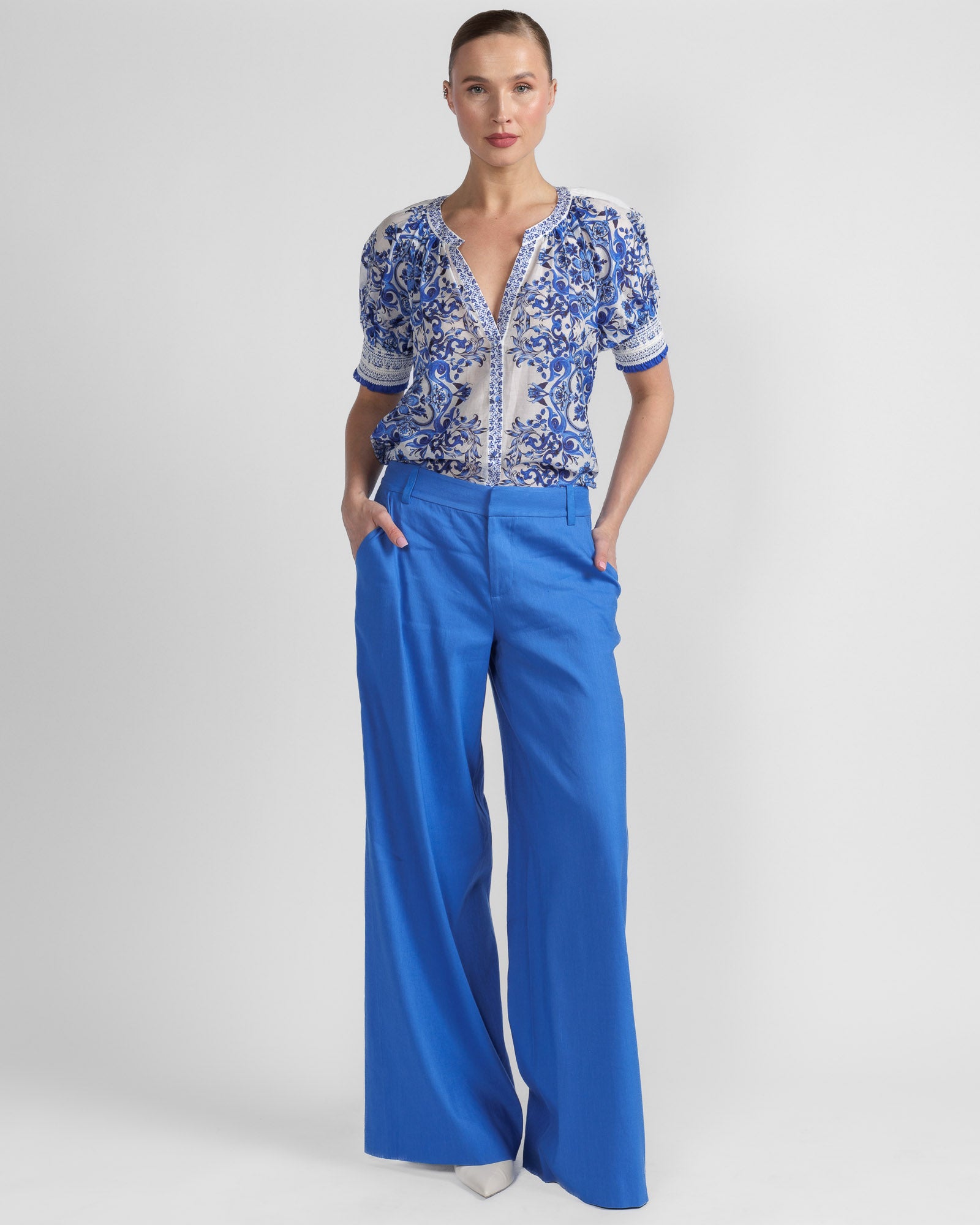 Thalia Puff Sleeve Blouse