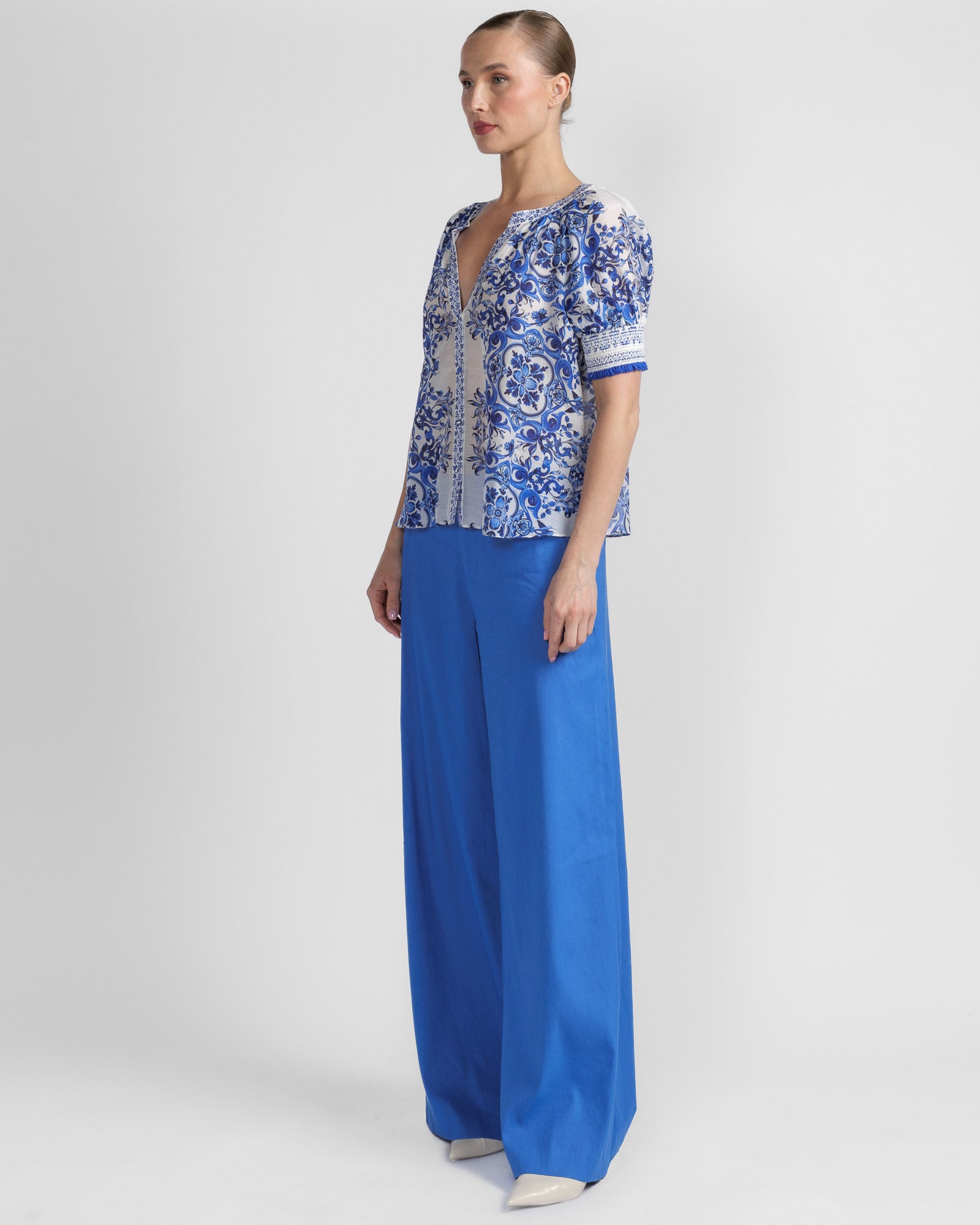 Thalia Puff Sleeve Blouse