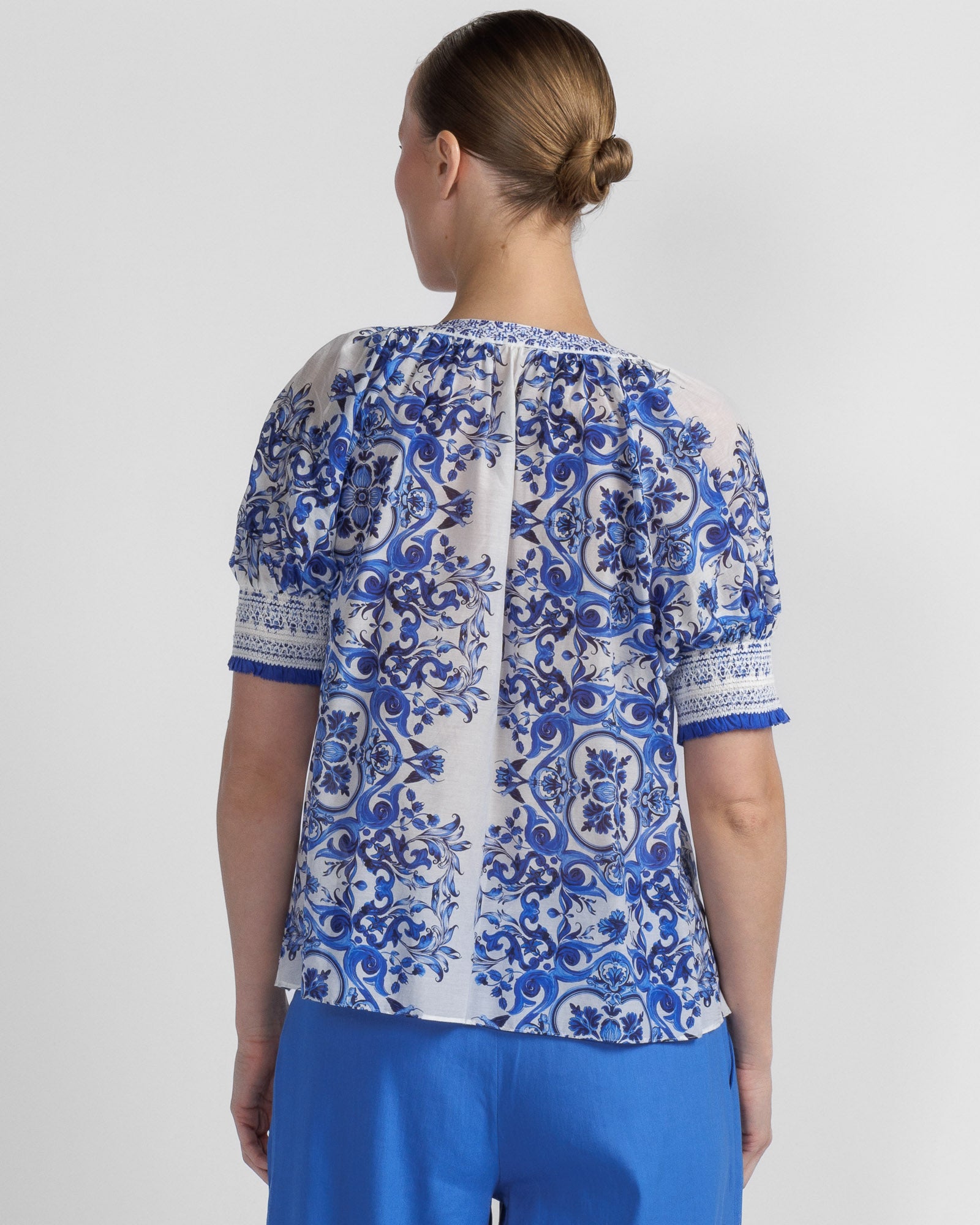 Thalia Puff Sleeve Blouse