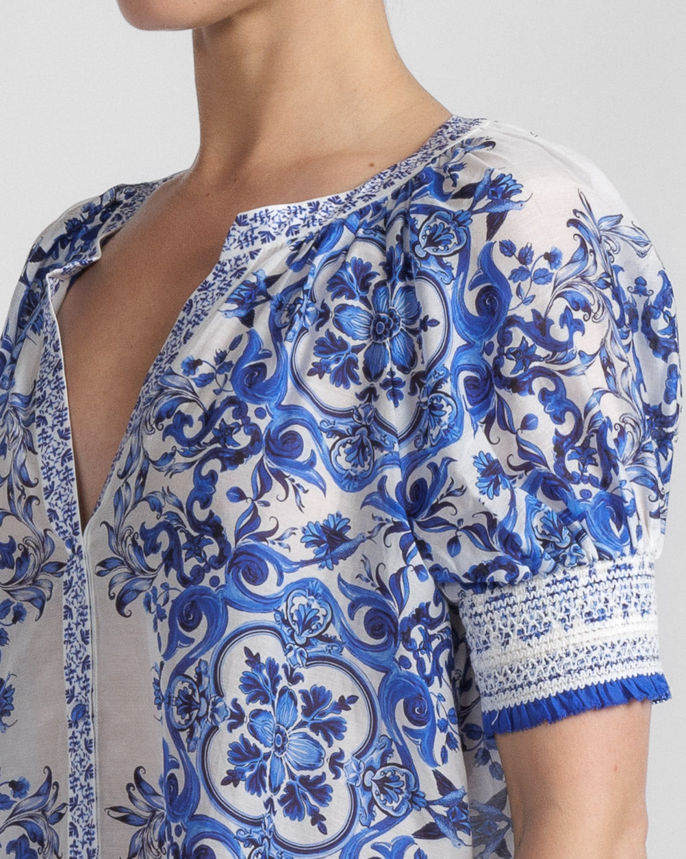 Thalia Puff Sleeve Blouse