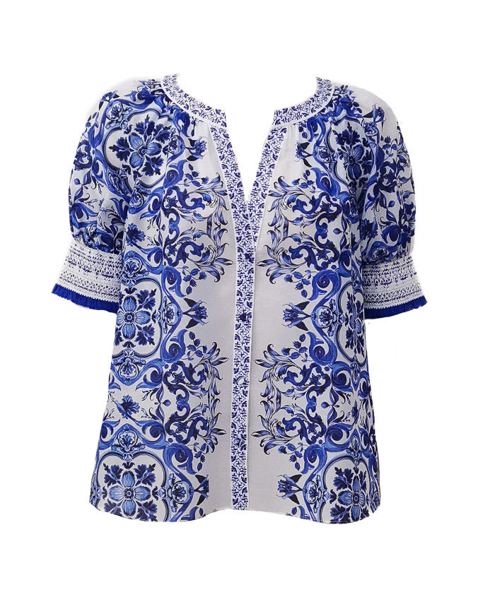 Thalia Puff Sleeve Blouse
