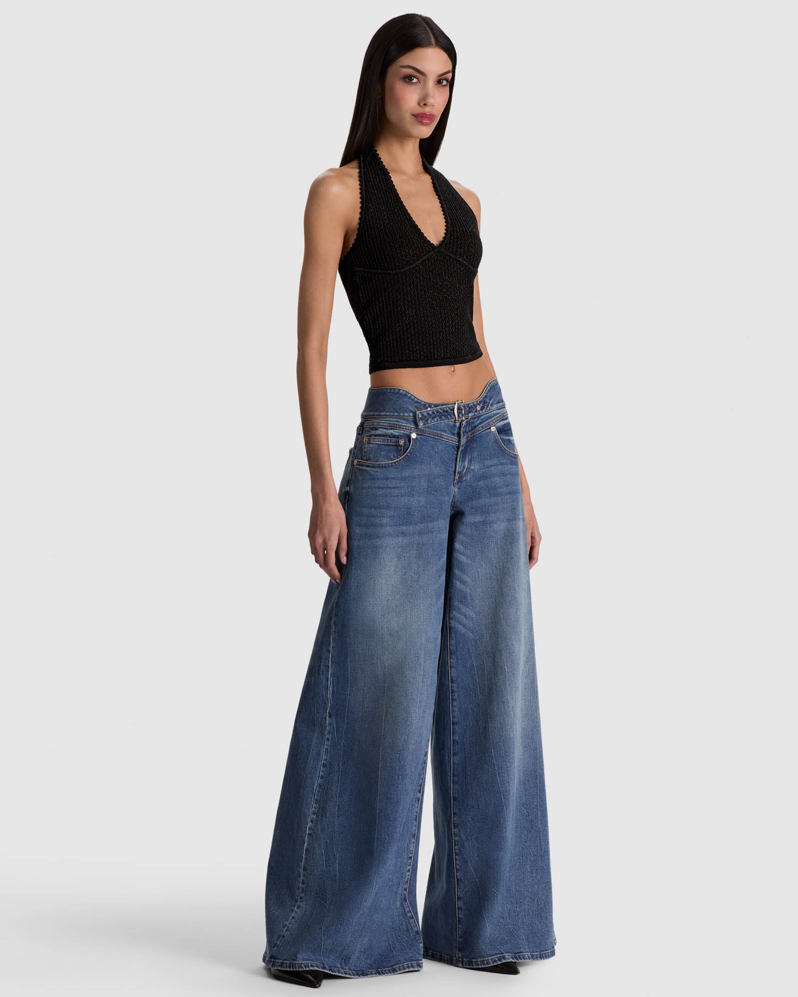 Pearl Tie Halter Top