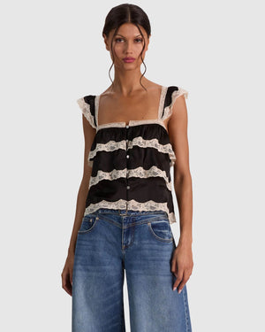 Sylvie Flutter Top