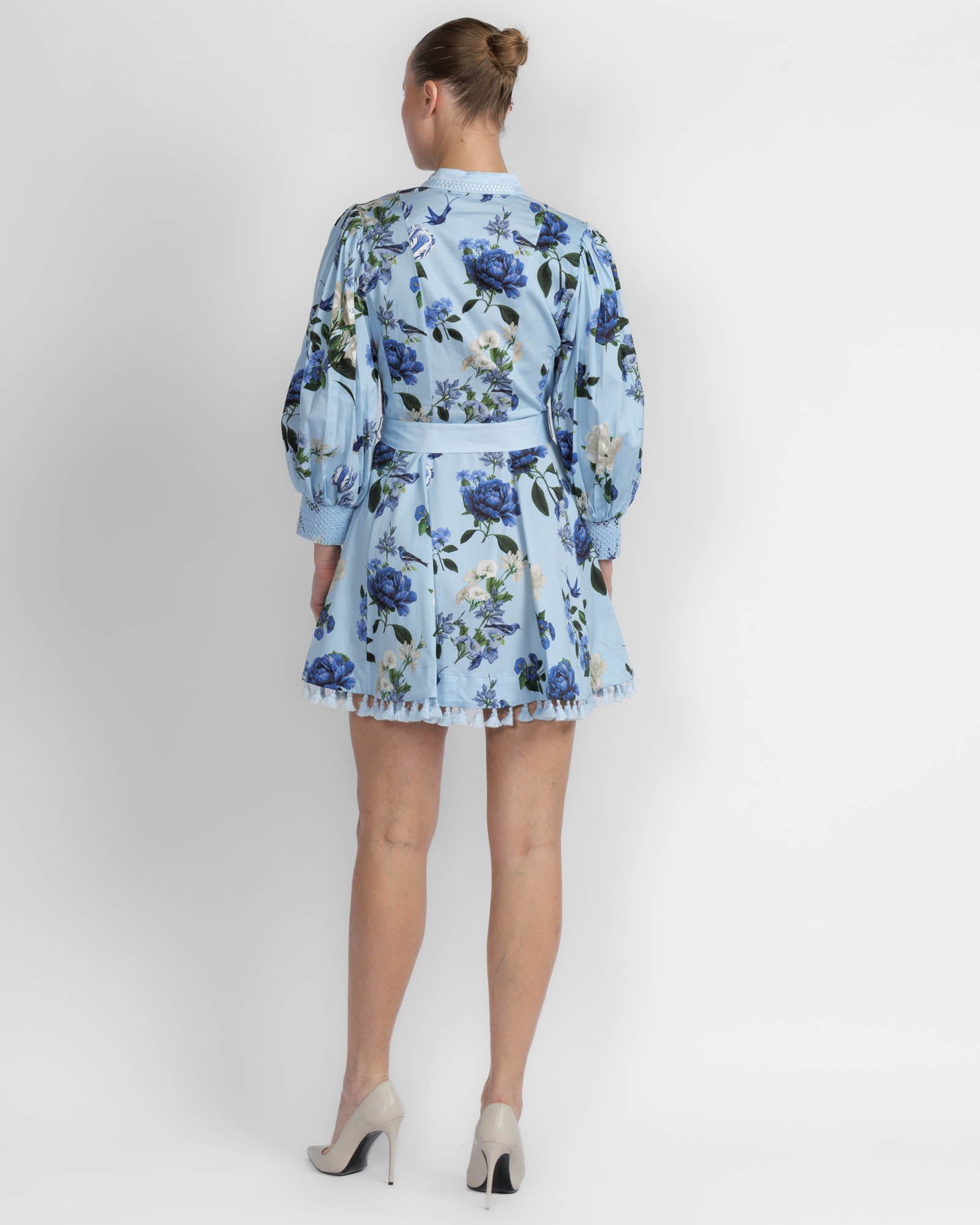 Lucy Long Sleeve Belt Shirt Dress