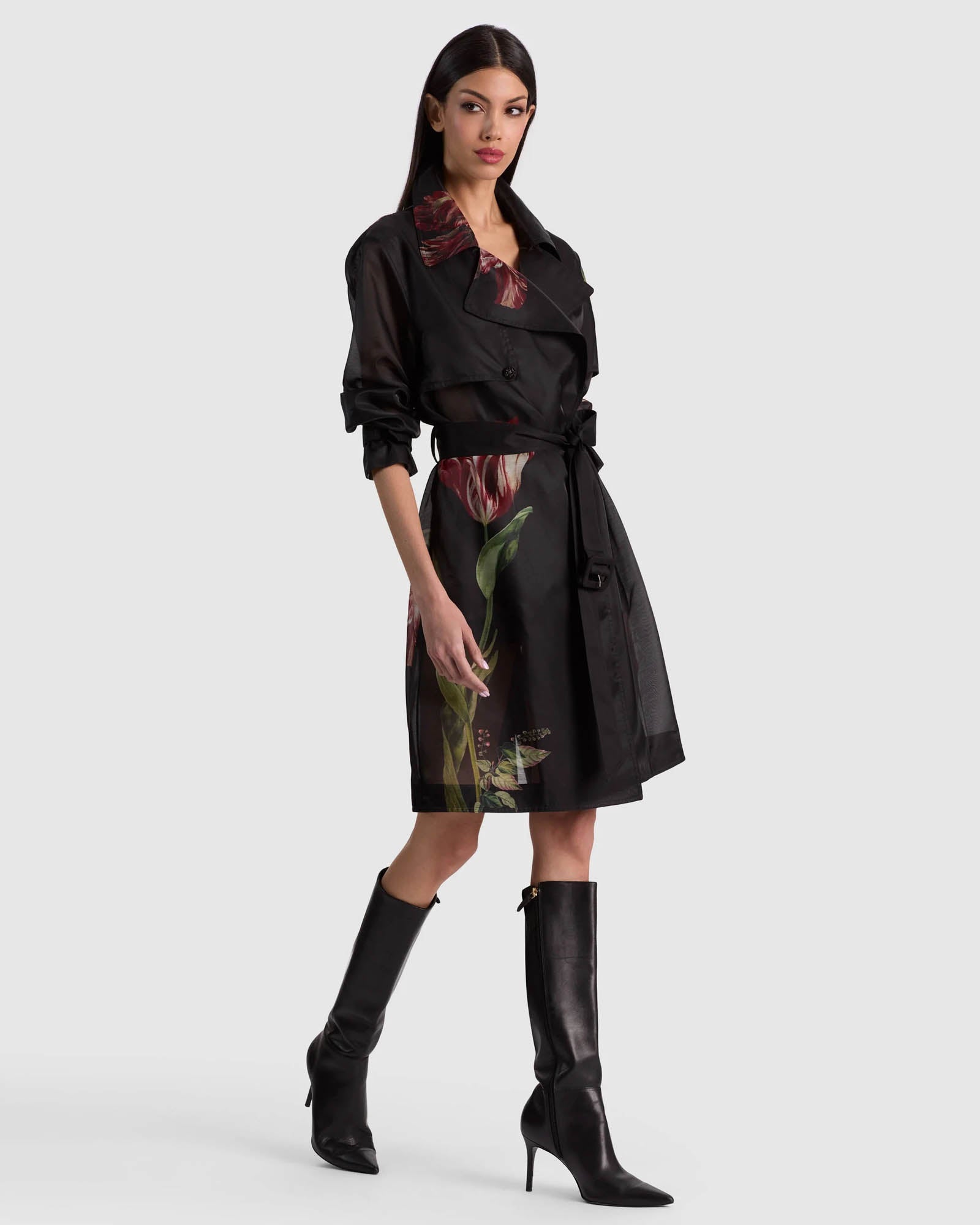 Silvia Sheer Trench