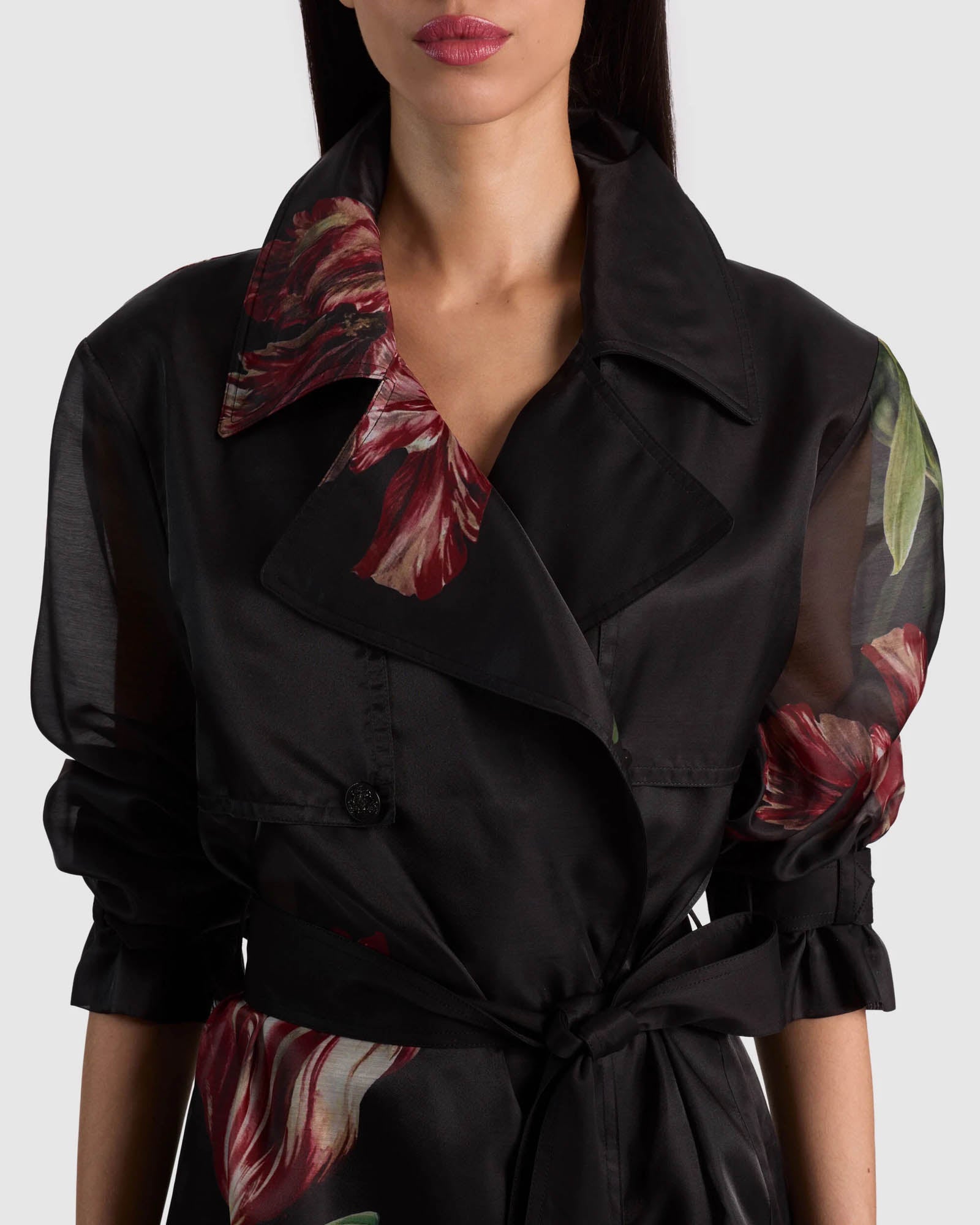 Silvia Sheer Trench
