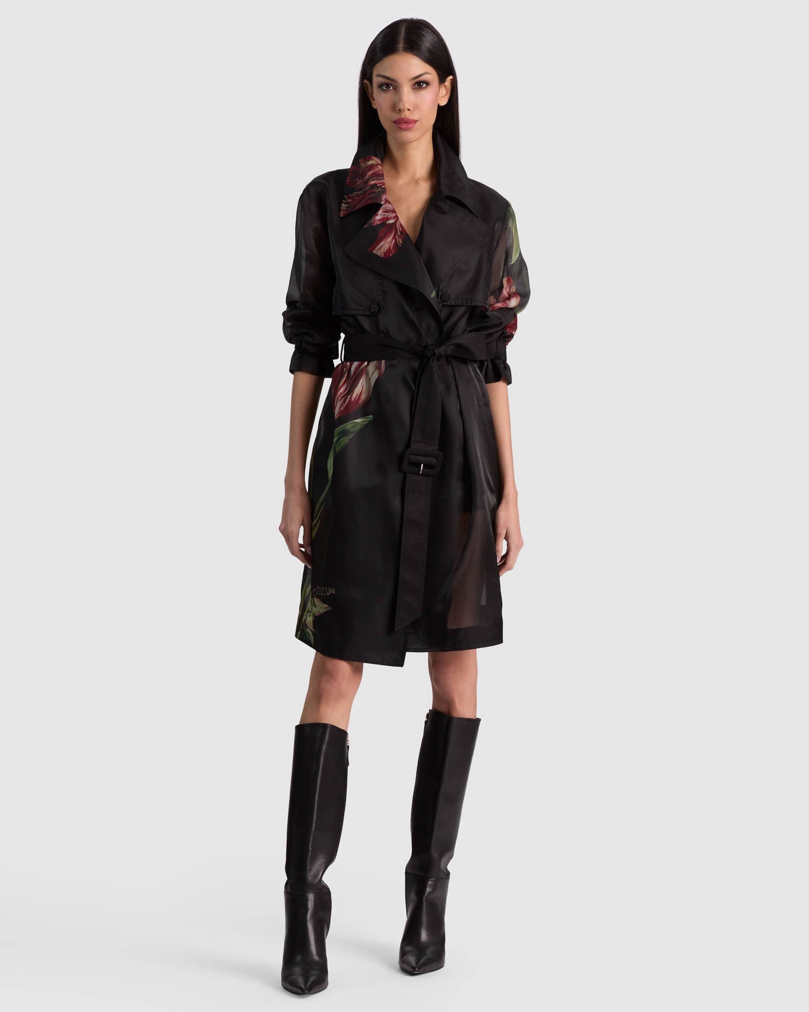 Silvia Sheer Trench