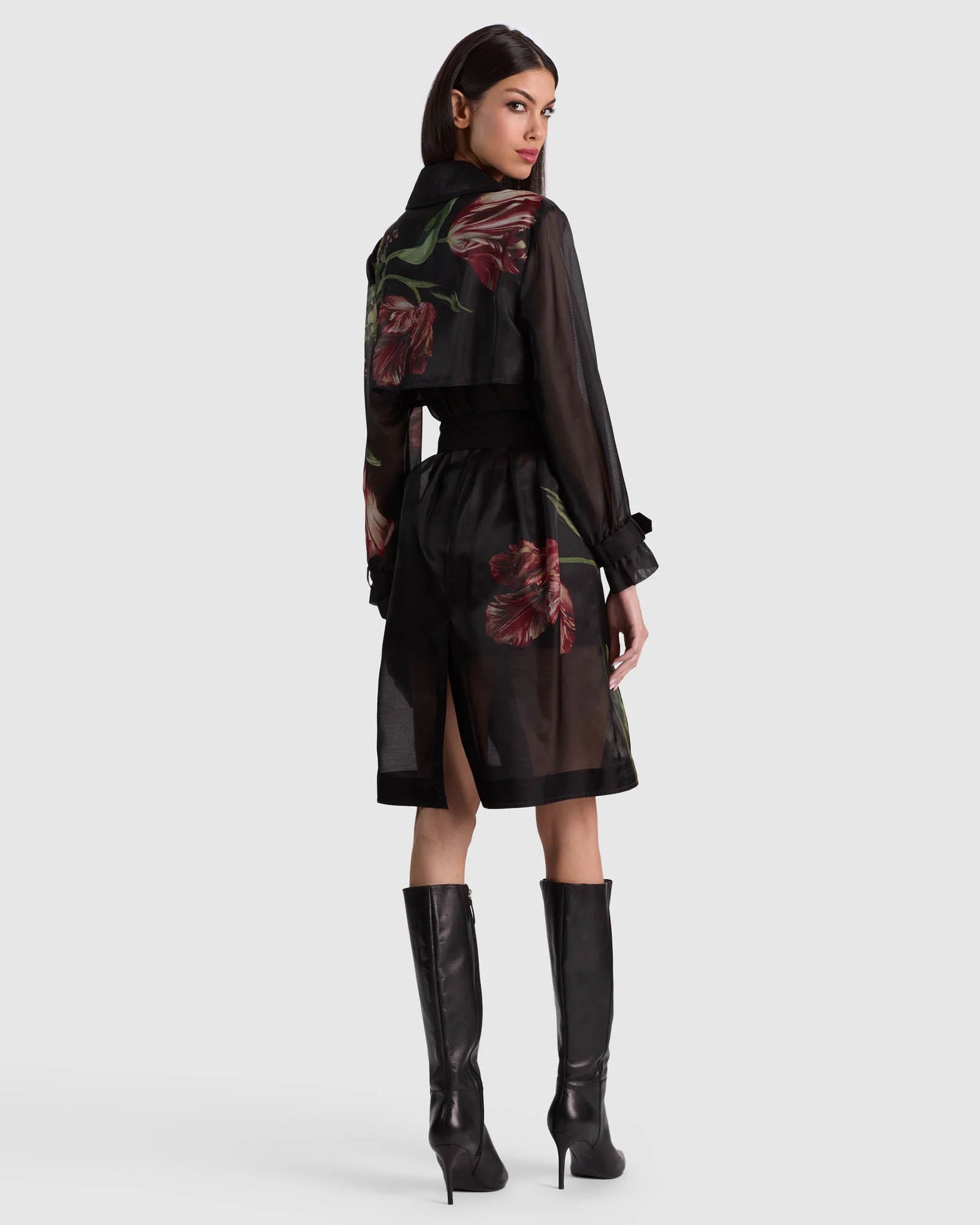 Silvia Sheer Trench