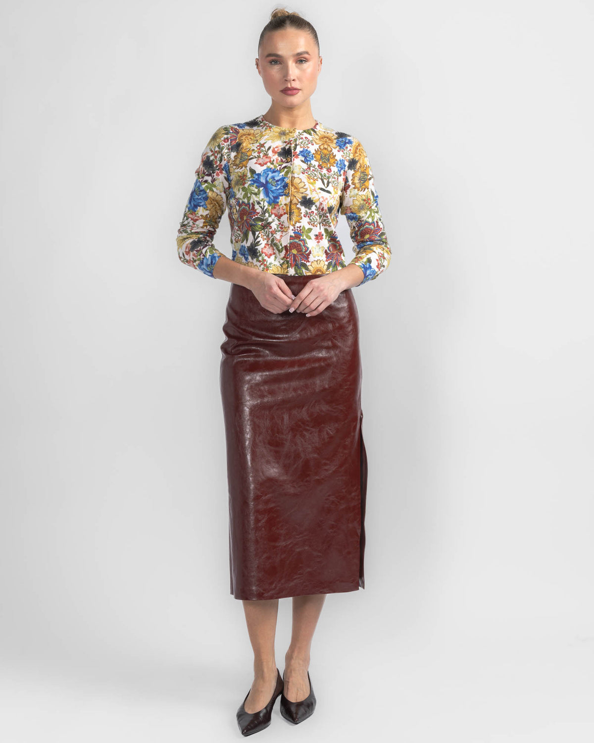 Carson Print Cardigan