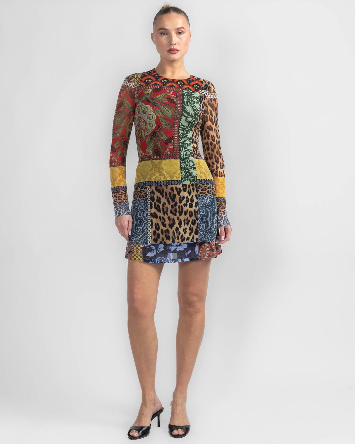 Delora Long Sleeve Mini Dress
