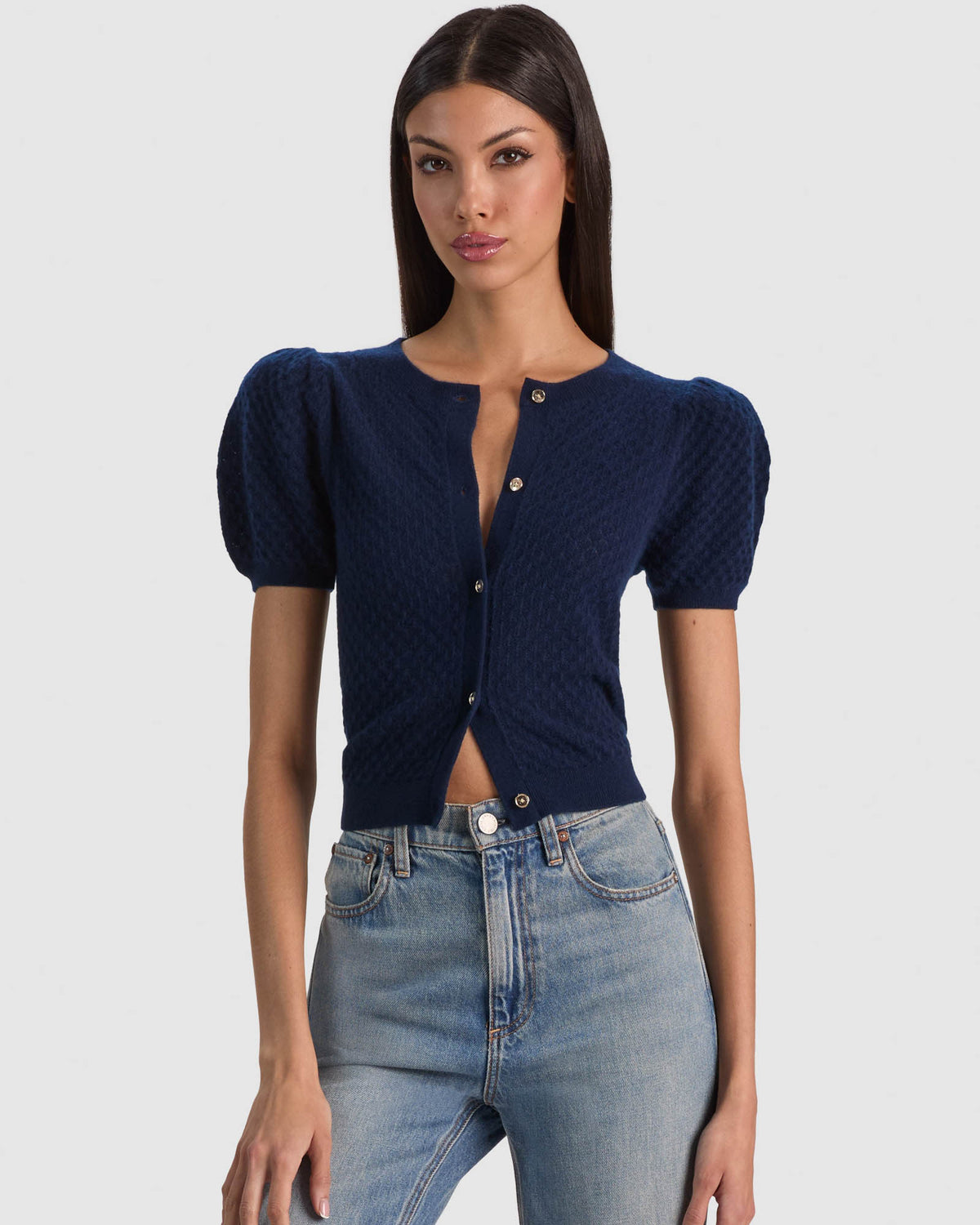 Sabine Puff Sleeve Cardigan