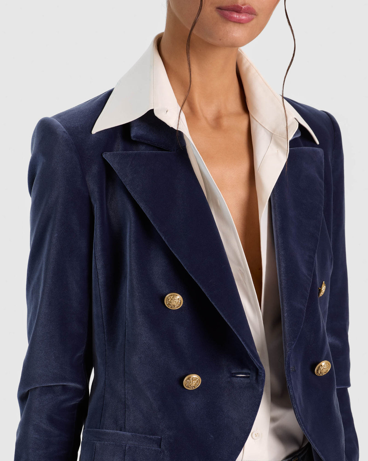 Sable Crop Blazer