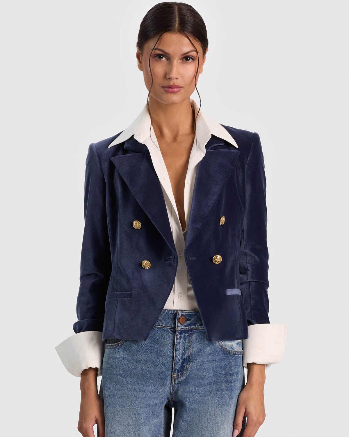 Sable Crop Blazer