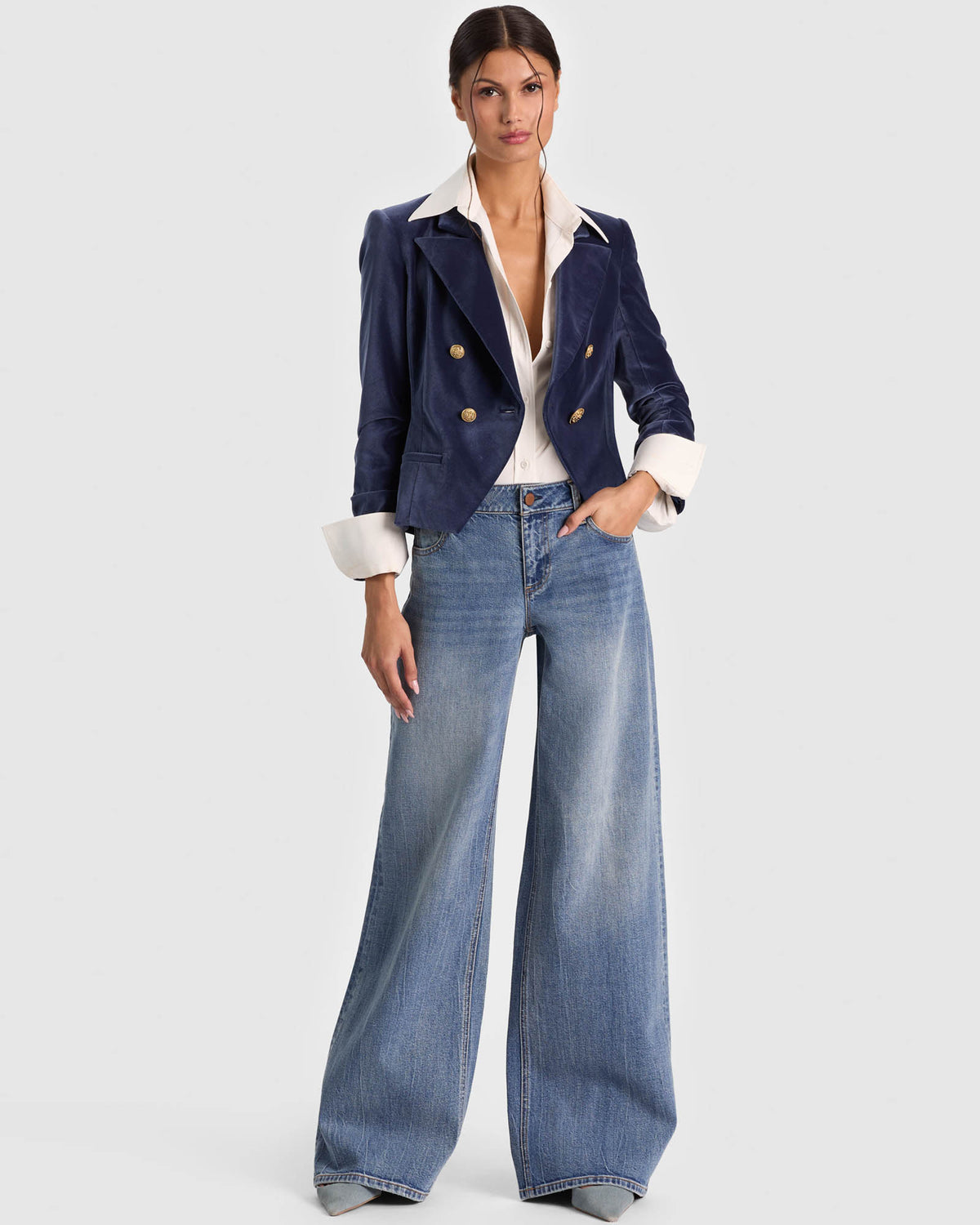Sable Crop Blazer