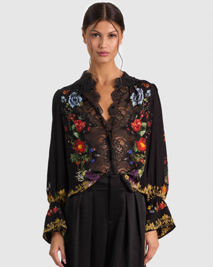 Marion Mock Neck Top