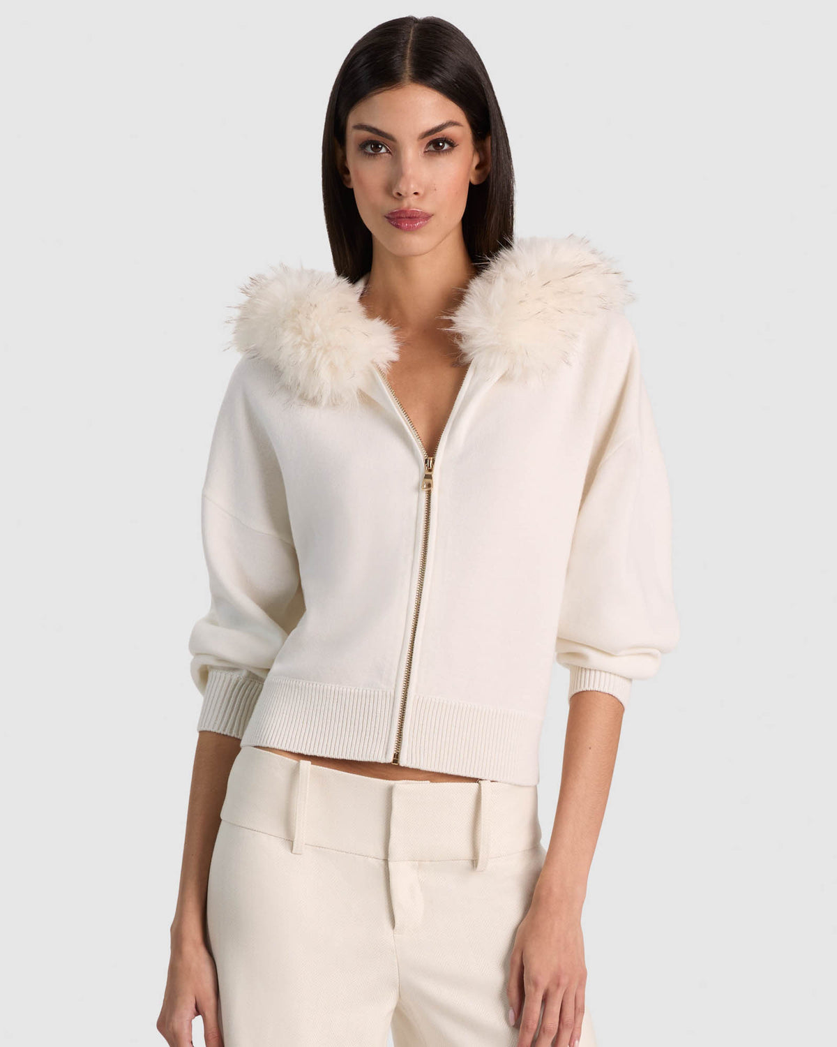 Nadya Faux Fur Cardign
