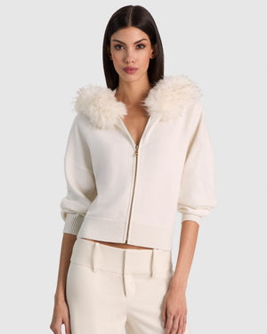 Nadya Faux Fur Cardign