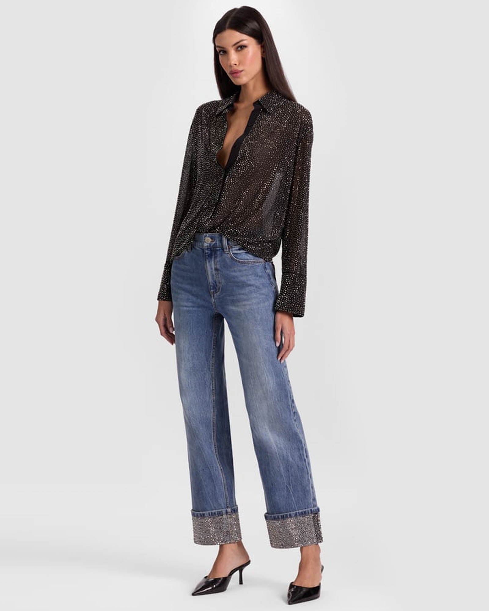 Chic Embellished Jeans