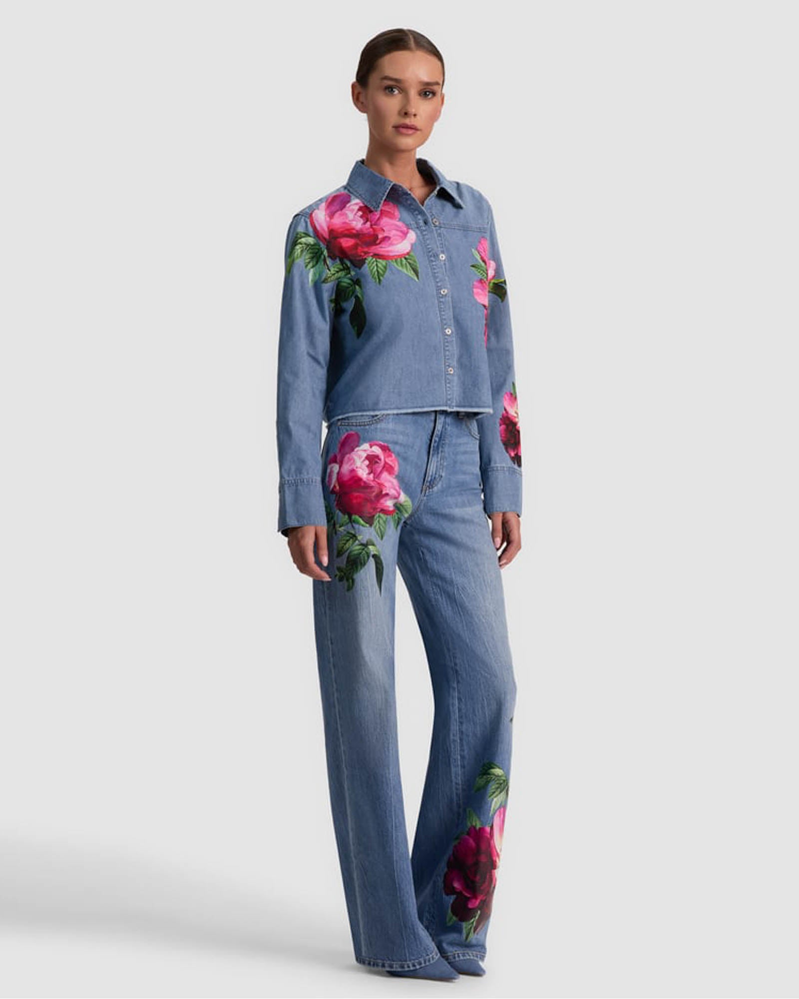 Crop Denim Shirt