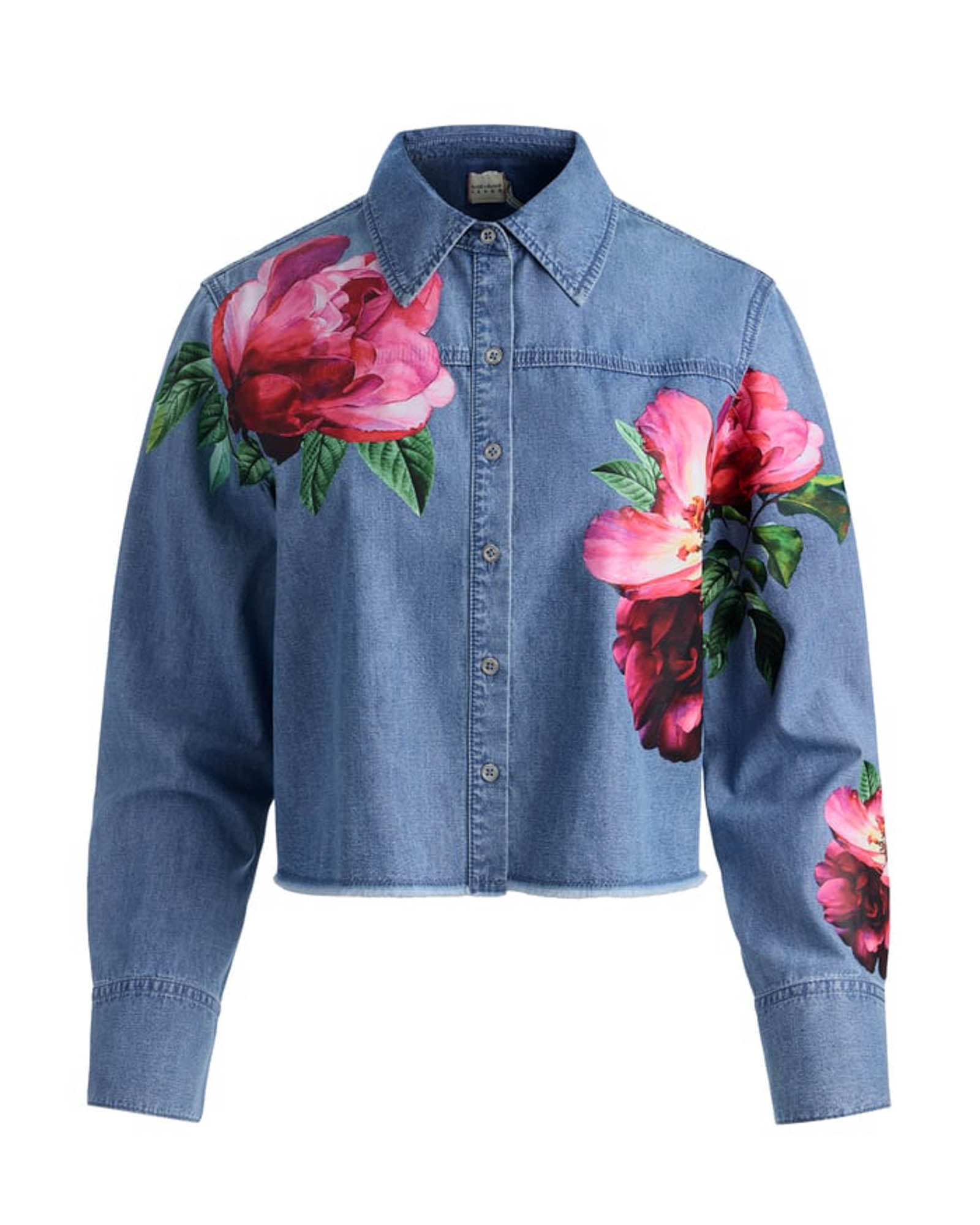 Crop Denim Shirt