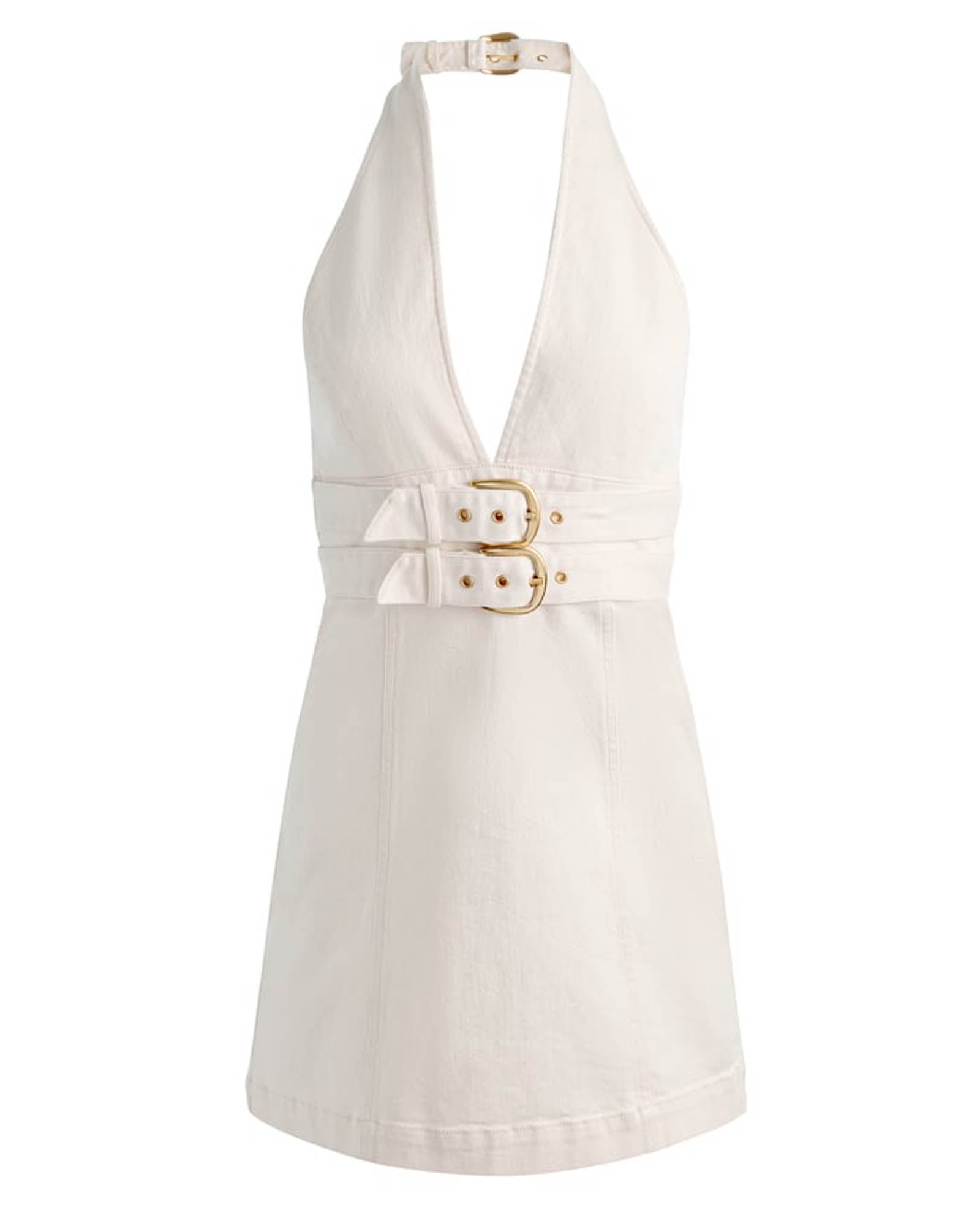 Solana Denim Halter Dress