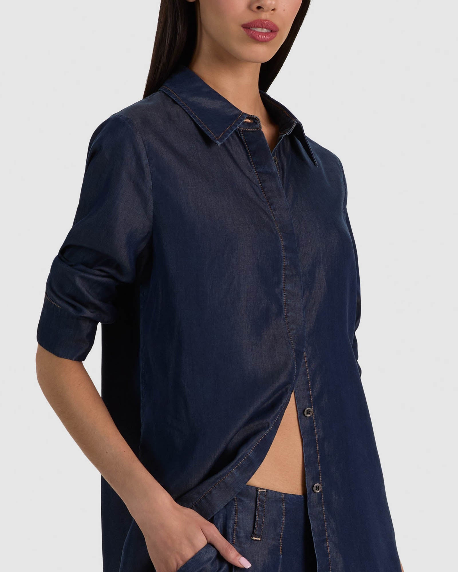 Willa Denim Top
