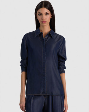 Willa Denim Top