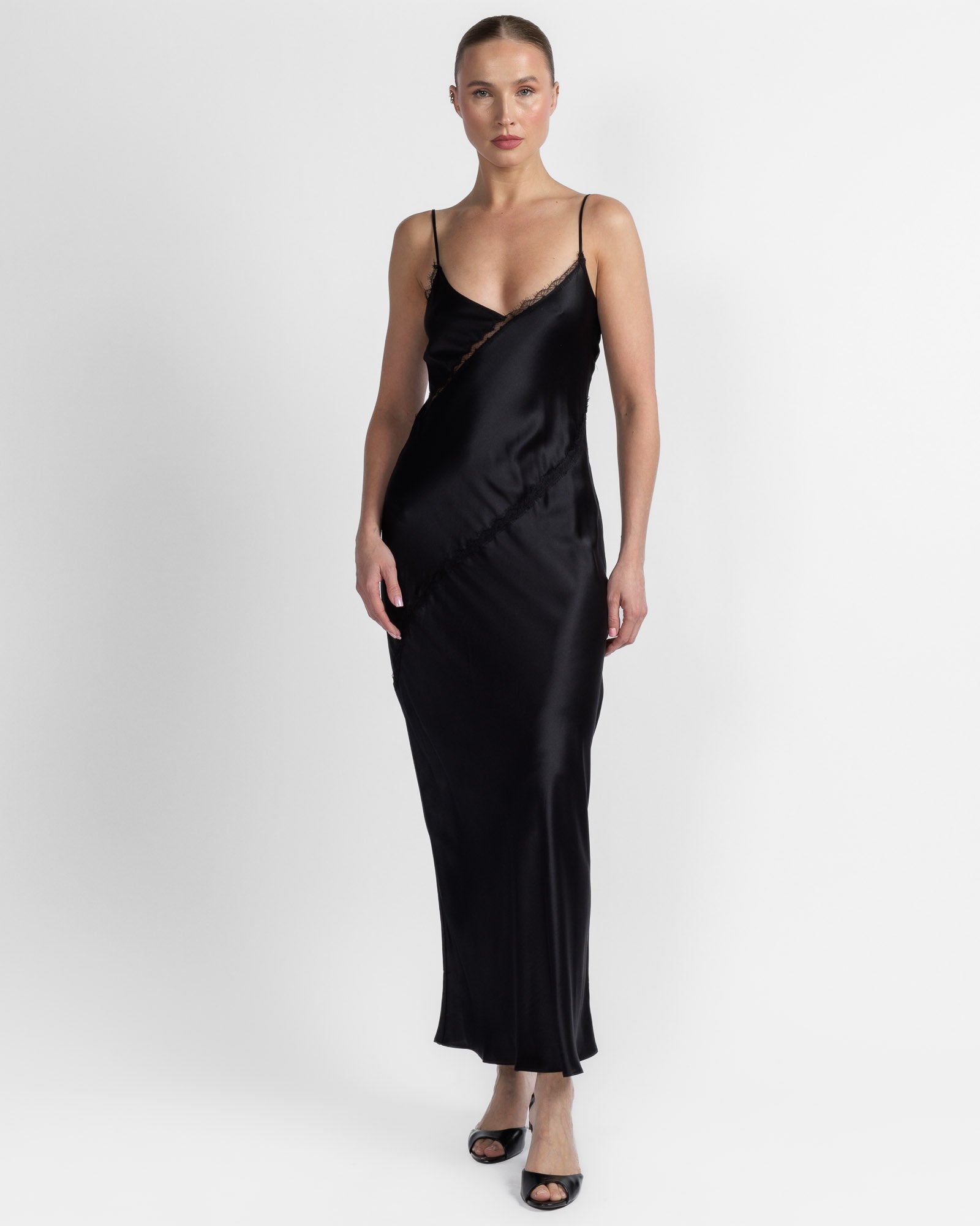 Cece Lace Insert Dress