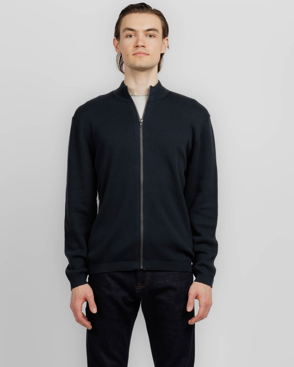 【TRANSIT】フード付きブラックジャケット ZARA］フード付きトグルボタンジャケット (ZARA/デニムジャケット