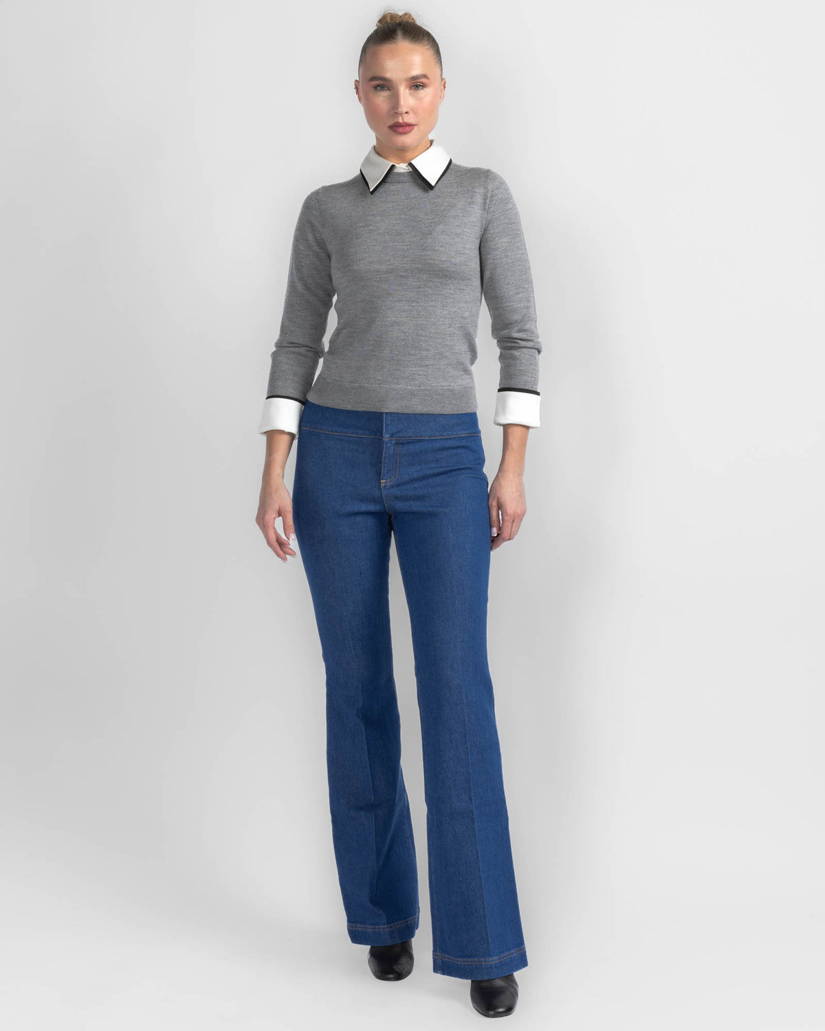 Porla Double Collar Sweater