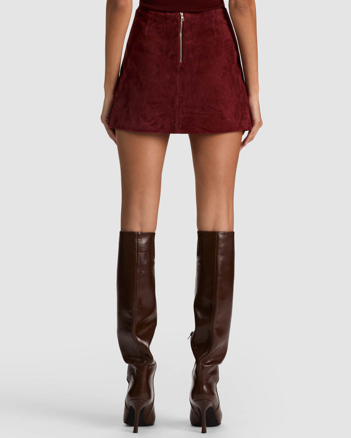 Rubi Suede Micro Skirt