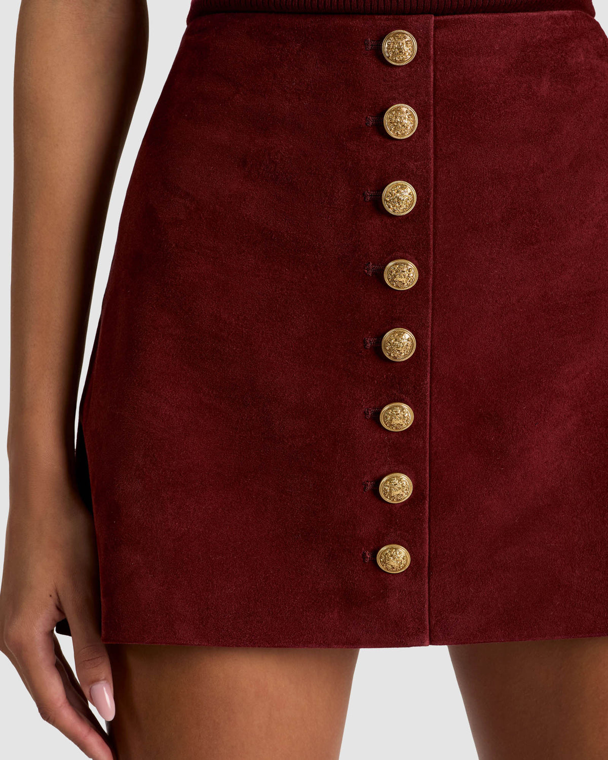 Rubi Suede Micro Skirt