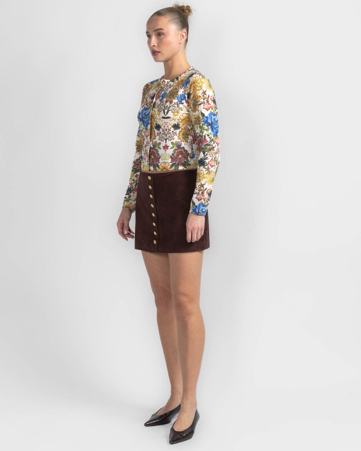 Rubi Suede Micro Skirt