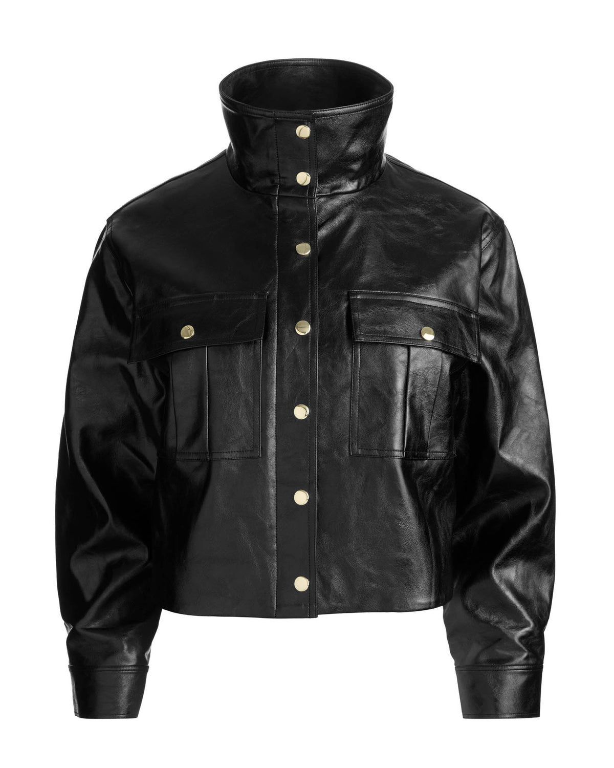 James Vegan Leather Parka