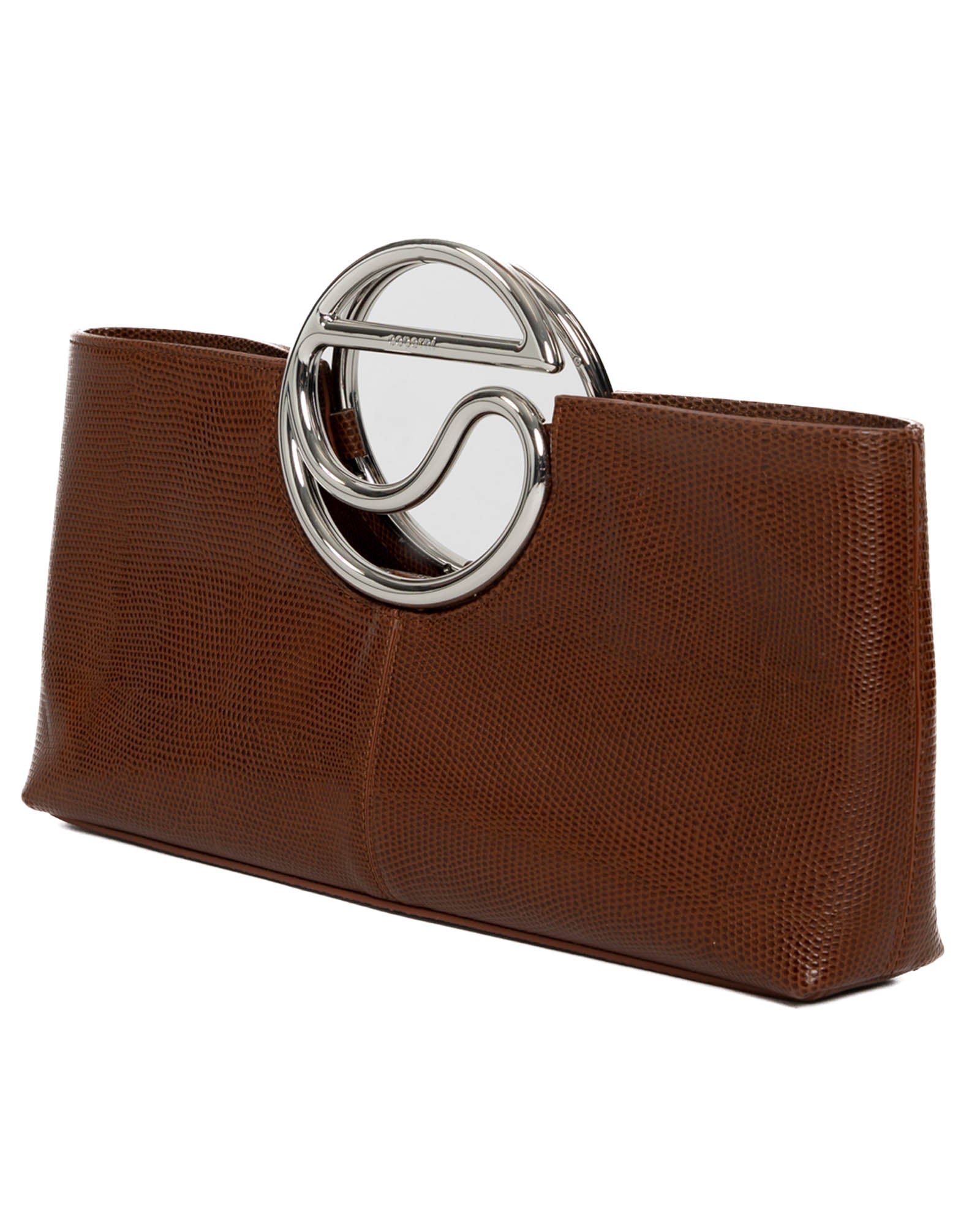 Lizard Print Clutch