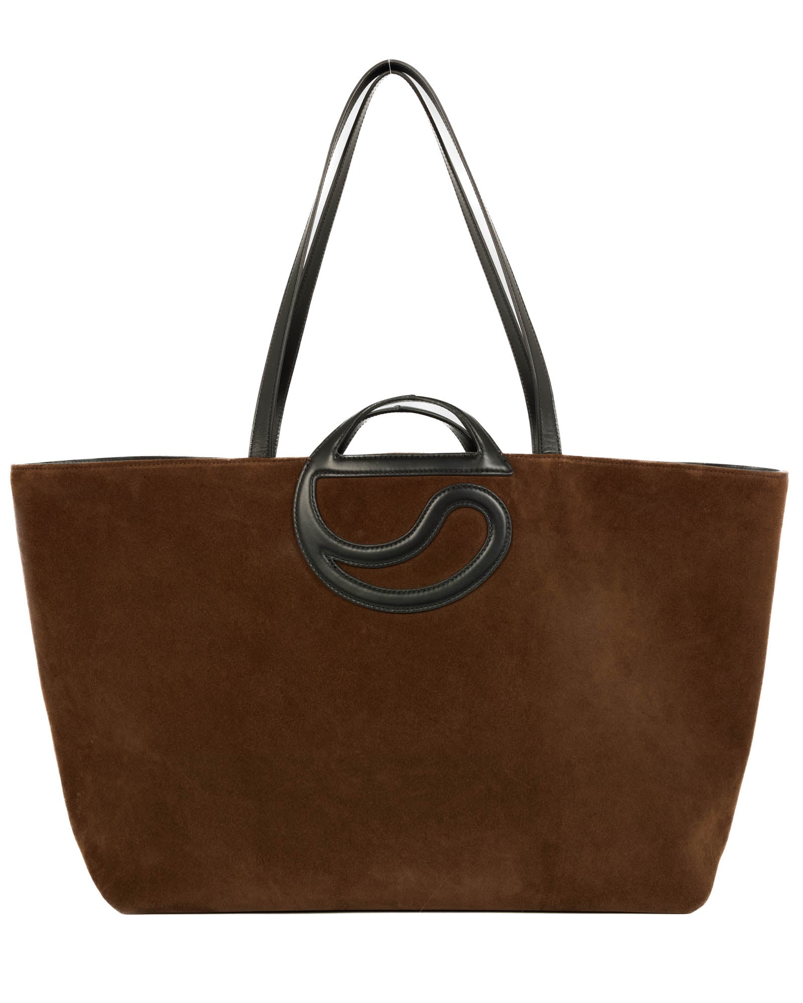 Suede C Handle Cabas