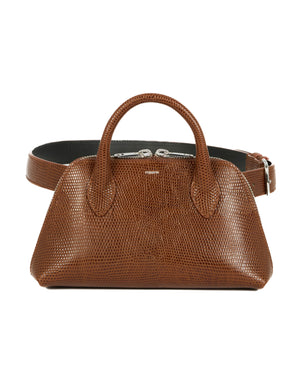 Lizard Print Belt Bag